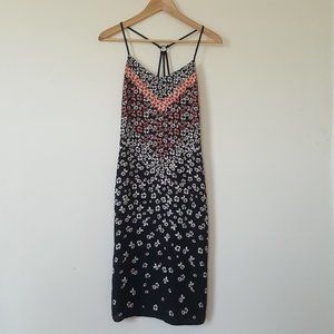Strappy Back Midi Floral Dress – Size 0-2 / XXS-XS